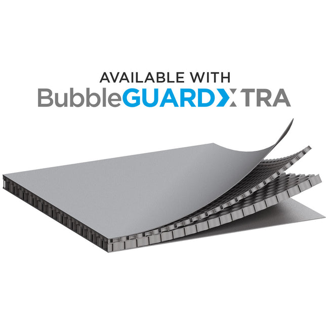 SheetGUARD plastic pallet sheets and divider sheets with BubbleGUARD extra Feature